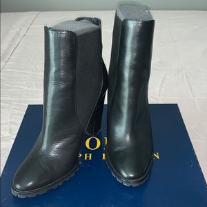 Ralph Lauren Black Booties